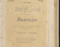 Tales & Legends of the English Lakes and Mountains Collected from the Best and Most Authentic Sources by Lorenzo Tuvar, 1852.